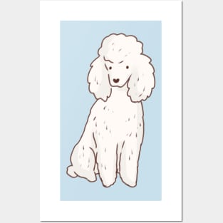 poodle illustration Posters and Art